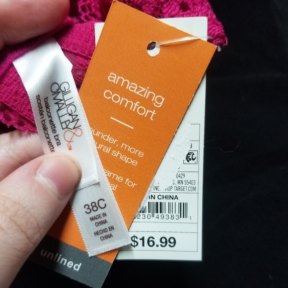 ✔SOLD✔ Pink Unlined Balconette Bra - Picture 5 of 5